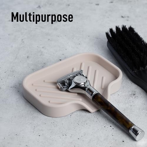 Zulay Kitchen Small Silicone Sponge Holder – Space-Saving Sink Organizer Tray - Image 6