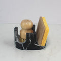 Nawgnail Natural Travertine Marble 2-Slot Sponge Holder by Nawgnail