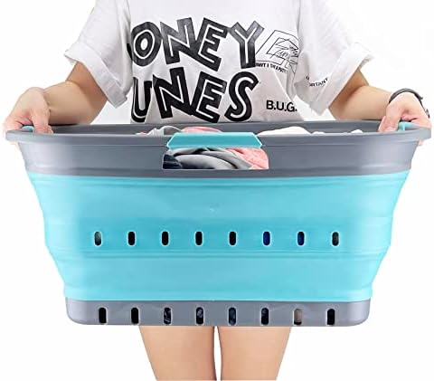 SAMMART 42L Collapsible Plastic Laundry Basket - Image 6