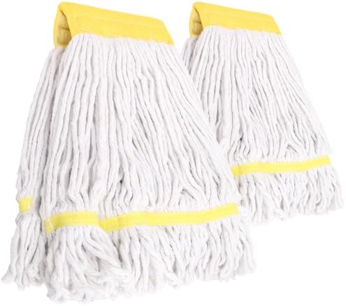 2 Pack Heavy Duty Mop Head Commercial Replacement, Industrial Heads Refill by KeFanta
