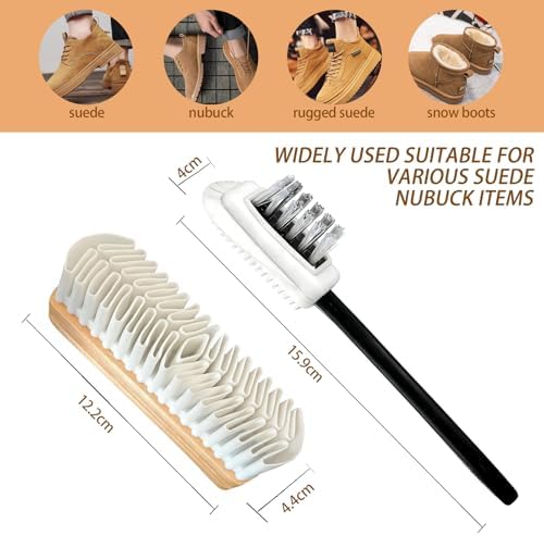 Suede Brush for Shoes Suede Shoe Brush Cleaner Kit Nubuck Cleaning Kit（3PCS - Image 5