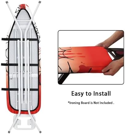 GLENLCWE Blood Spider Cobweb Ironing Board Cover and Pad Standard Sizes 15x54 - Image 4