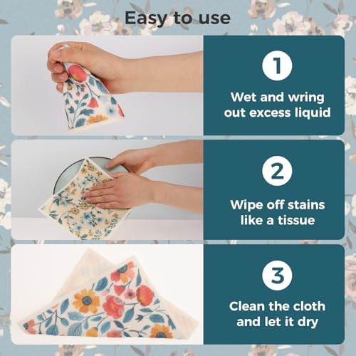 wlich 10 Pack Swedish Dishcloths, Reusable Kitchen Towels - Image 5