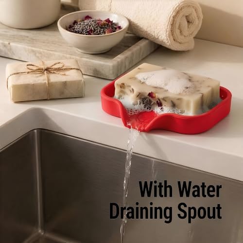 Zulay Kitchen Small Silicone Sponge Holder – Space-Saving Sink Organizer Tray - Image 2