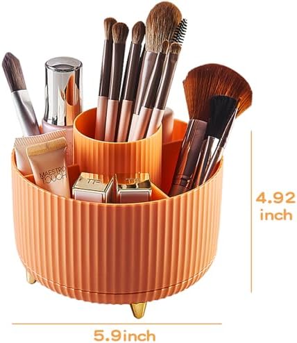fanado 360° Rotate Makeup Brush Holder Organizer, Makeup Organizers Countertop - Image 5