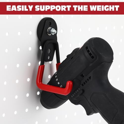 Landhoow 10 Pcs Large Magnetic Hooks Heavy Duty Garage Magnet Hooks Strong - Image 7