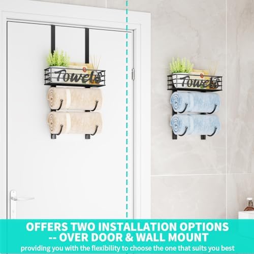 HapiRm Towel Racks for Bathroom Storage - Image 2