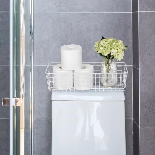SheeChung Wire Storage Baskets, Metal Toilet Paper Basket Holder - Image 5