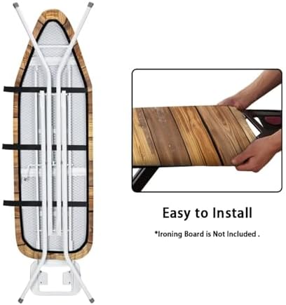 Ironing Board Cover, 3D Wood Print Ironing Board Pad Cover Protector Resists - Image 4