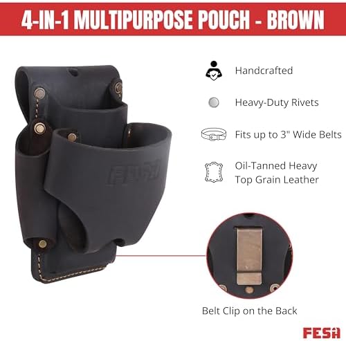 FESA Small Leather Tool Pouch - Image 2