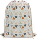 Canvas Laundry Bag 33"Wx 35"H, Heavy Duty Hamper Liner, XL Triangle Pattern by CALACH