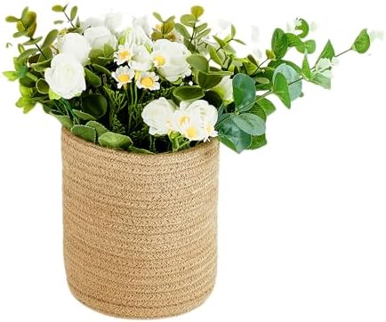 2 pcs Small Wall Hanging Storage Baskets, wall decor organizer, 6.3” × 7" - Image 3