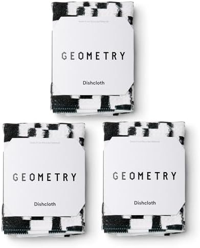 GEOMETRY Dishcloth – Evergreen Collection – Quick-Dry, Ultra-Absorbent by GEOMETRY