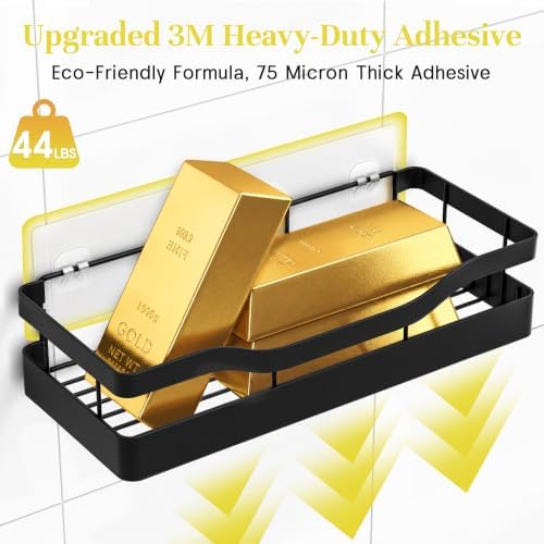 Heavy-Duty Adhesive Shower Caddy - Image 3