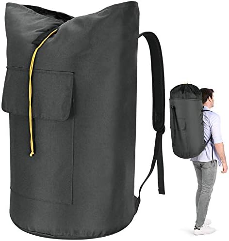 Backpack Laundry Bag, 115L Heavy Duty Extra Large College Laundry Backpack by Azhido