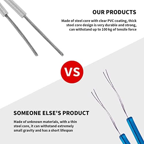 98-Foot Outdoor Clothesline Steel-Core Clothesline Heavy-Duty Extra-Strong - Image 2