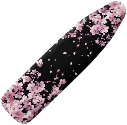 Ironing Board Cover, Blossom Cherry Ironing Board Pad Cover Protector Resists by KUIFORTI