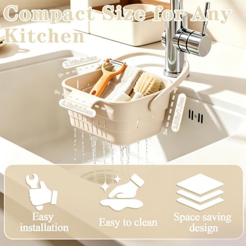 Foldable Hanging Sink Drain Basket, Hanging Sink Basket - Image 6