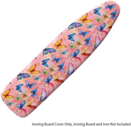Pink Butterfly Ironing Board Covers Standard Washable Ironing Board Protector - Image 6