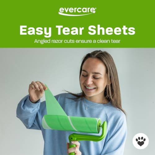Evercare Ultra Sticky Pet Mega Lint Roller Value Pack, Manual Clothes & - Image 3
