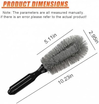 Car Wheel & Tire Wash Brush, Anti Scratch Car Tire Cleaning Brush - Image 2