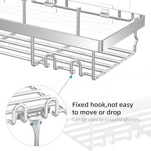 Moforoco 3-Pack Shower Caddy Basket Shelf - Image 2