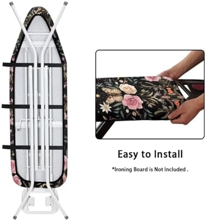 Butterfly Rose Ironing Board Cover Dust Covers Standard Ironing Board Full Size - Image 4