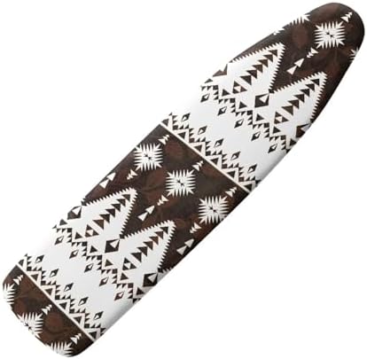 GLENLCWE South Native Folk Antique Print Ironing Board Cover Scorch Resistant by GLENLCWE