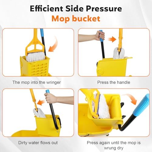 FAHKNS Commercial Mop Bucket - Image 2