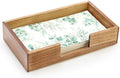 Guest Towel Holder for Bathroom Napkin Holder Wooden Paper Hand Towel Tray by Ayiaren