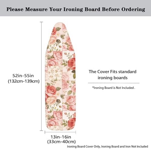 Rose Plaid Ironing Board Cover - Image 5