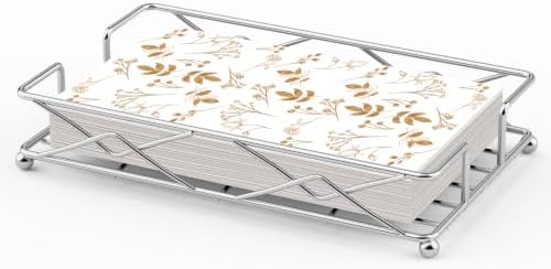 Silver Napkin Basket, Guest Towel Holder & Metal Tray by LWSFF
