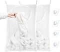 Hanging Laundry Hamper Bag, 2 Pack Over The Door Hanging Laundry Bag, 30 x 20 by Resdenio