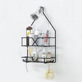 TreeLen Shower Organizer Hanging Shower Caddy over Shower Head Black Bathroom by TreeLen
