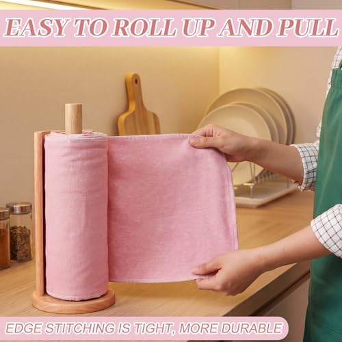 36 Pack Reusable Paper Towels Roll Cleaning Cloth - Image 2
