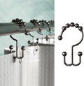 Zenna Home Metal Double Glide Shower Rings, Oil Rubbed Bronze – Set of 12 Heavy by ZennaHome