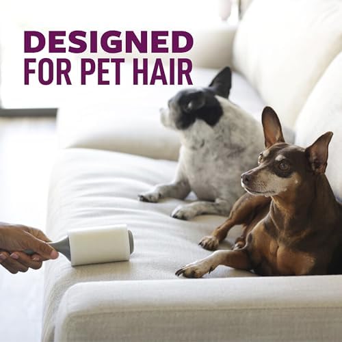 Scotch-Brite Pet Extra Sticky Hair Lint Roller, 600 Sheets Total, 6 Pack - Image 3