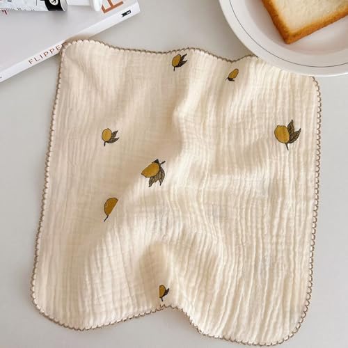BuLuTu 4 Pack Stylish Dish Cloths Floral Print Cleaning Towels - Image 6