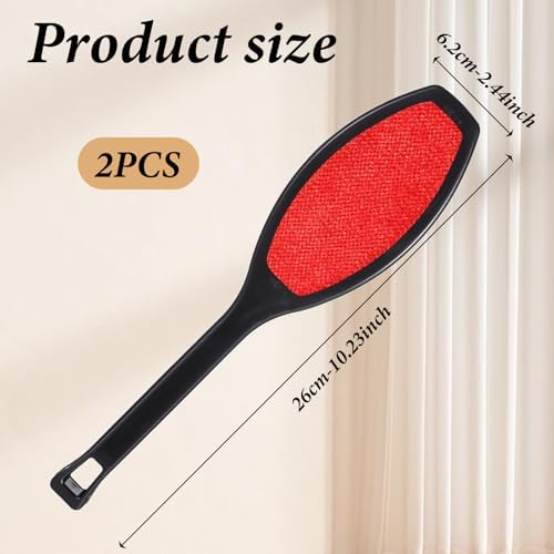 2 Pack Double-Sided Lint Brushes Reusable Lint Remover Brushes - Image 3