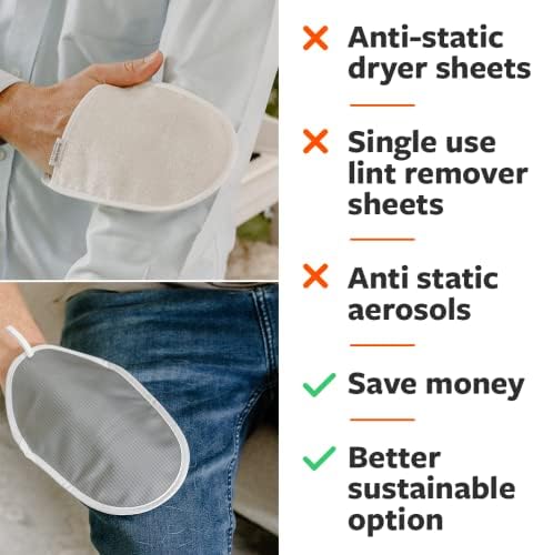 Full Circle Loads of Fun Anti-Static & Lint Removing Mitt – Portable Double - Image 5