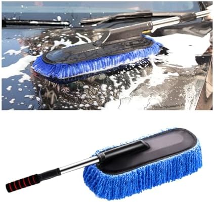 Car Duster Exterior Scratch Free, Microfiber Vehicle Dust Cleaning Brush by BCOWPV
