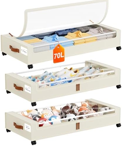 Yecaye 70 L Under Bed Storage by Yecaye