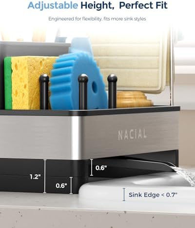 Nacial Kitchen Sink Organizer, Sink Caddy - Image 4