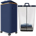 Laundry Basket with Wheels, 110L Large Rolling Laundry Hamper by Fzzcvo