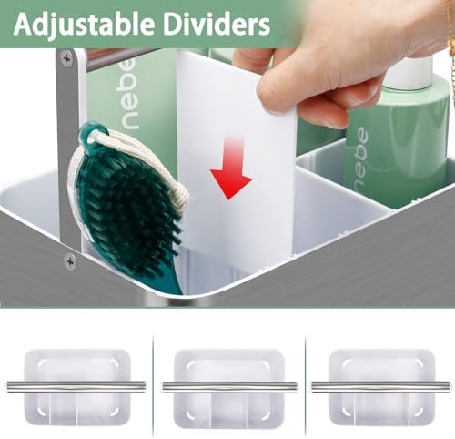 BYUNER Plastic Shower Caddy Dorm - Image 4