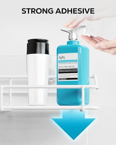 Nieifi Shower Caddy Adhesive, Shower Shelves, Shampoo Holder - Image 6