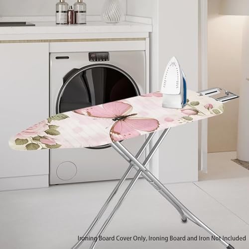Butterfly Rose Ironing Board Cover, Fits Most Standard Boards, Thick Padding - Image 2