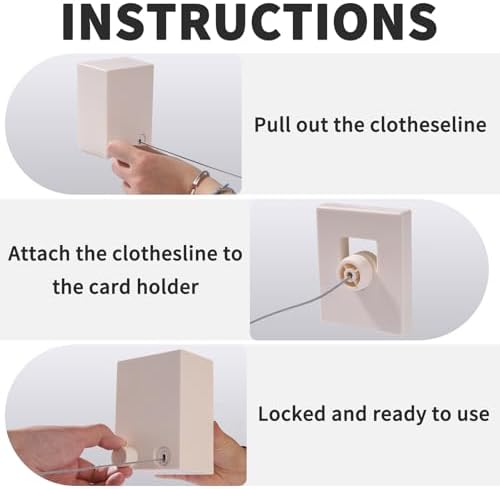 Retractable Clothesline Indoor Clothesline Clothes Line Retracting Indoor - Image 6