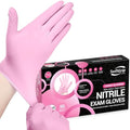 SwiftGrip Nitrile Exam Gloves, 4 Mil, Cherry Blossom, Food Safe Gloves by SwiftGrip