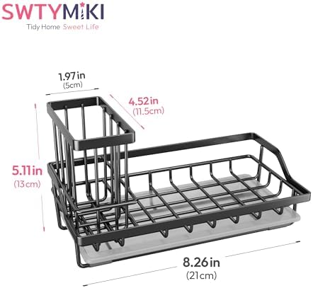 SWTYMIKI Large Sink Caddy Kitchen Sink Organizer - Image 7